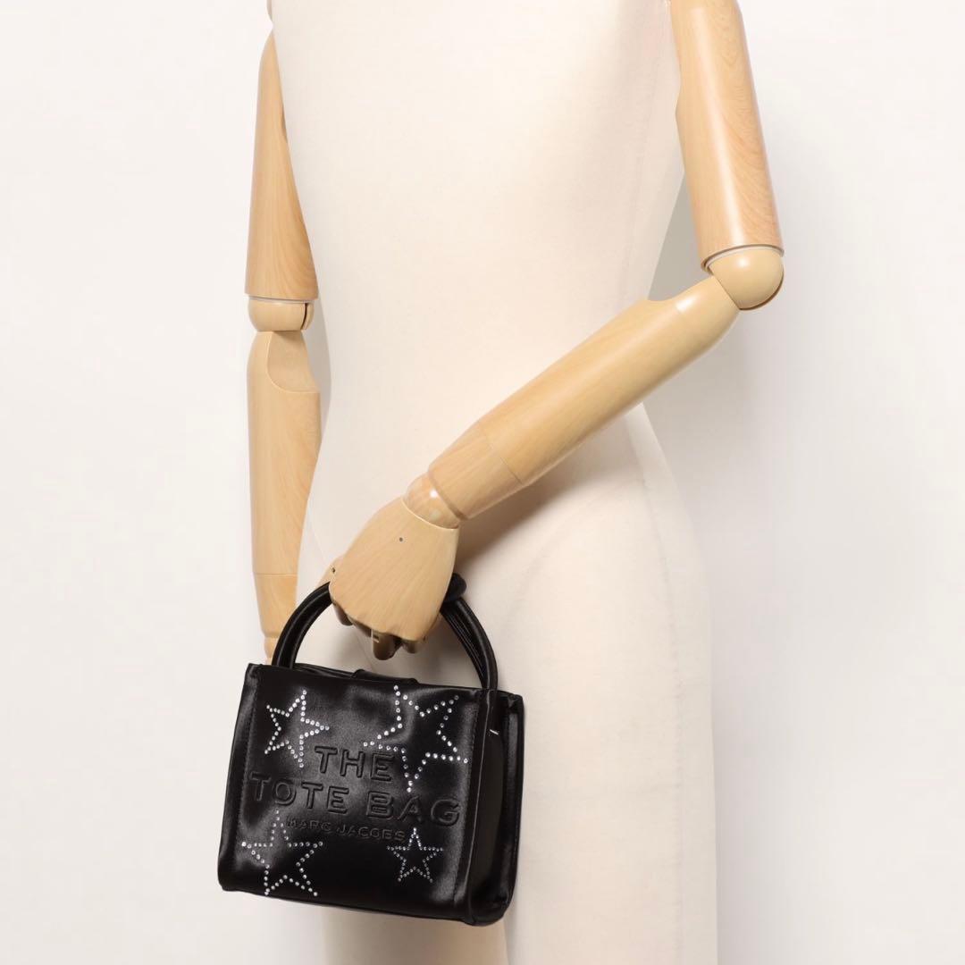 MARCJACOBS スター サテン ミニ トート バッグ マークジェイコブス