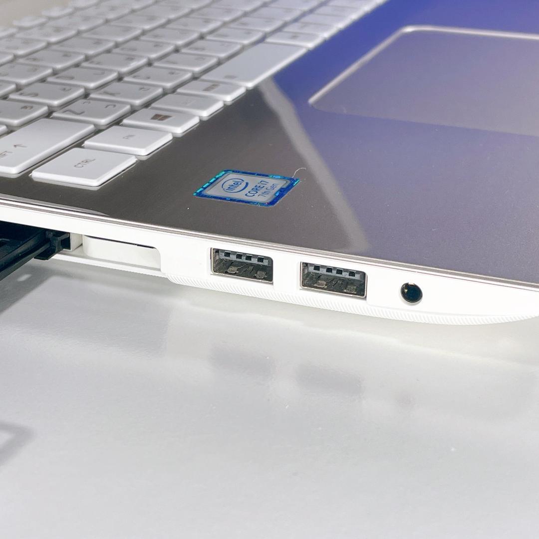 快速新品SSD✨設定済Corei7✨Windows11薄型ノートパソコンカメラ付