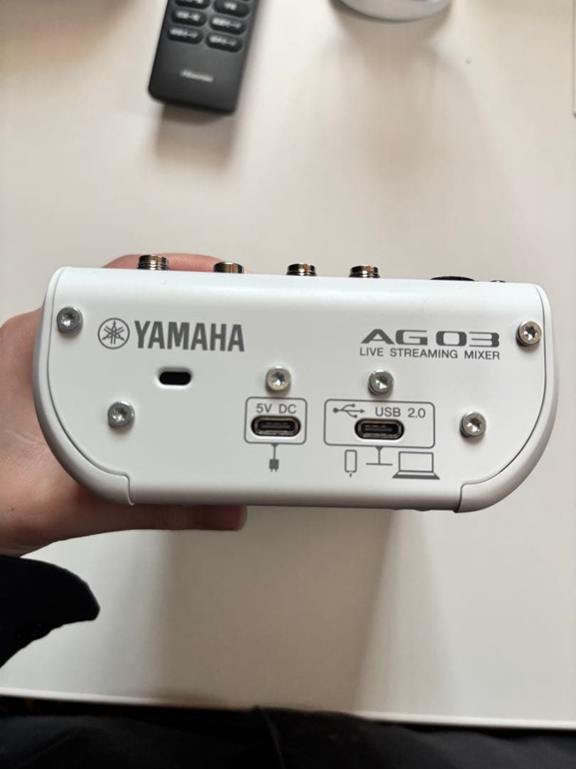 m*o様 YAMAHA AG03 USBオーディオインターフェースと他配信出来そ
