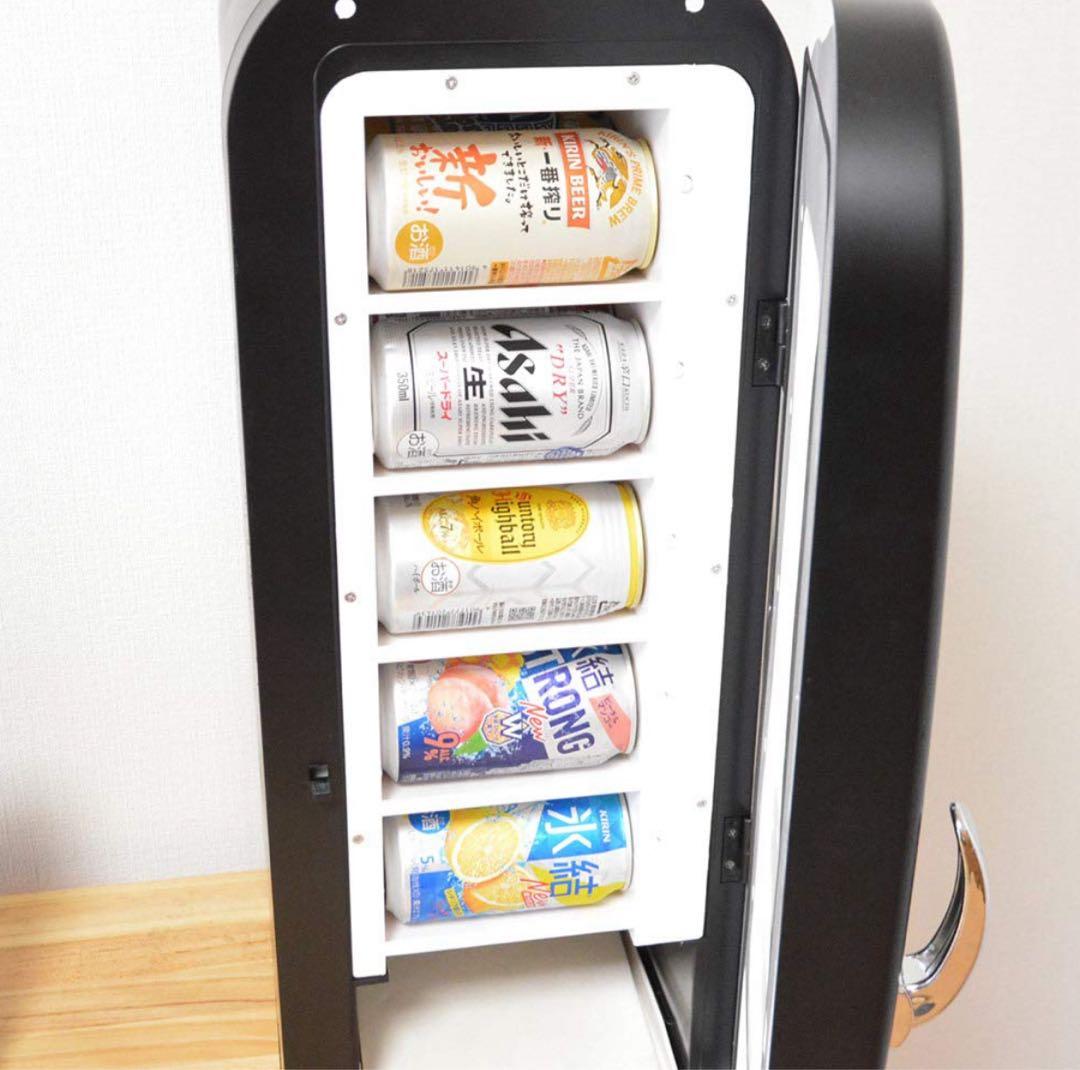 【美品/送料込】机上自動販売機　レトロスタイル 黒　冷蔵庫　デスク