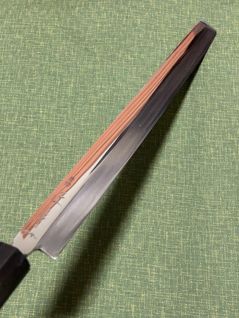 蛸引包丁　正本総本店　白二鋼　8寸（24.7㎝）