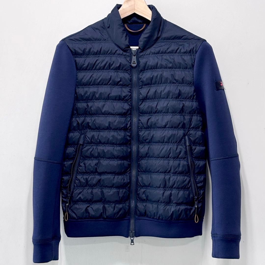 PEUTEREY 異素材切替 ハイブリッドダウンジャケット ダウン90% メンズ