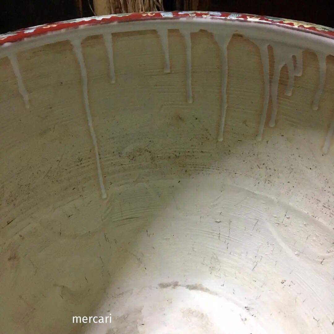 伊万里焼 安藤広重 東海道五拾三次窓絵 十錦手 火鉢 /骨董/時代物