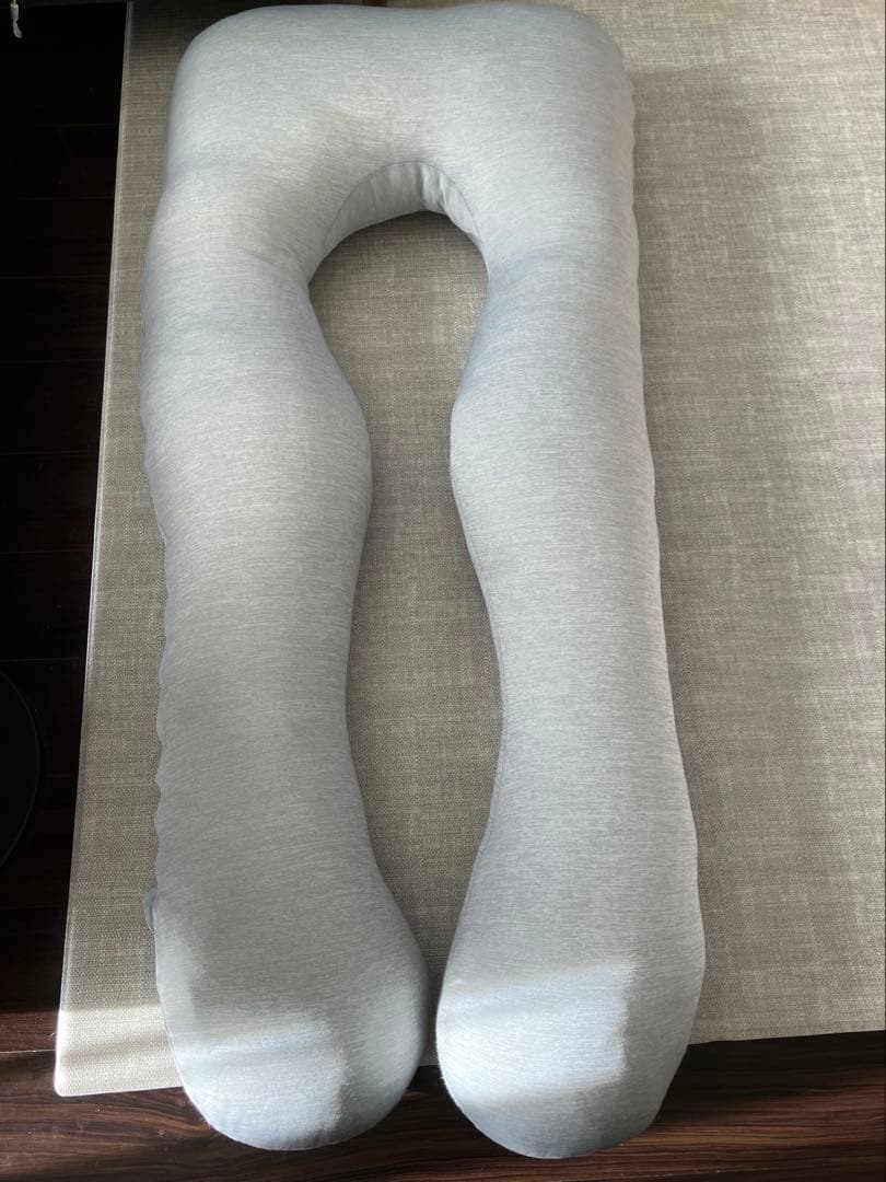 【極美品】ハグモッチ ラージ NELUKA正規品 抱き枕 クールグレー 冷感