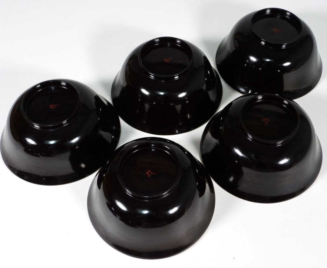 輪島塗 吸物椀 石昌斉作5客 御節料理 お正月料理 茶懐石道具