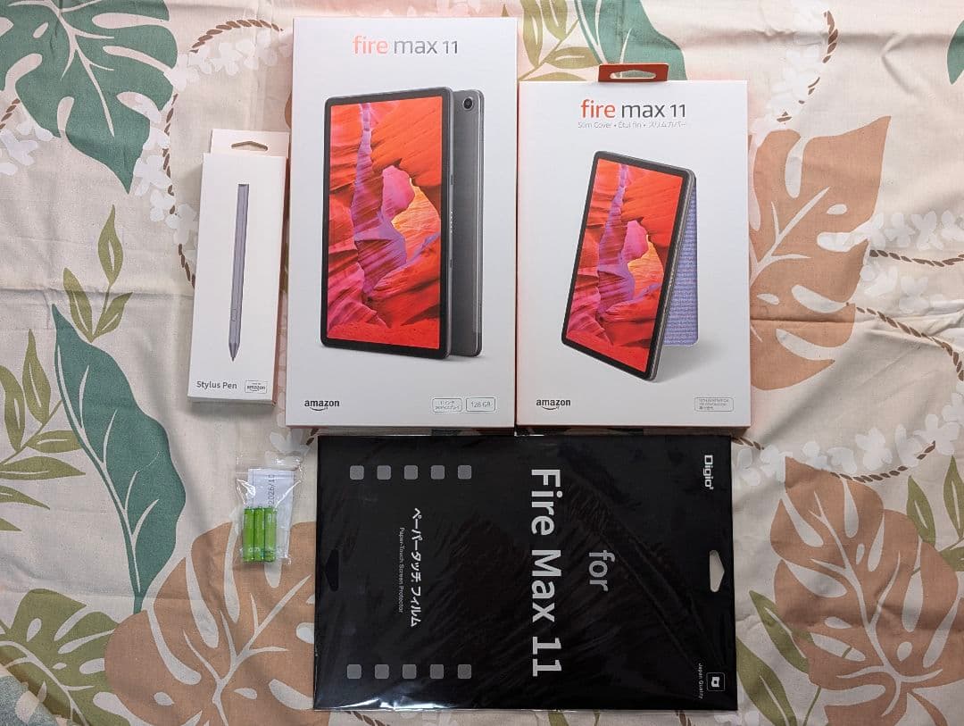 Amazon Fire max 11 タブレット本体とケース、ペン