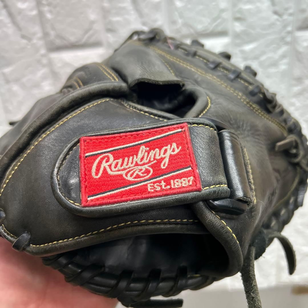 【超良型】野球 グローブ 軟式 少年野球 キャッチャーミット ローリングス