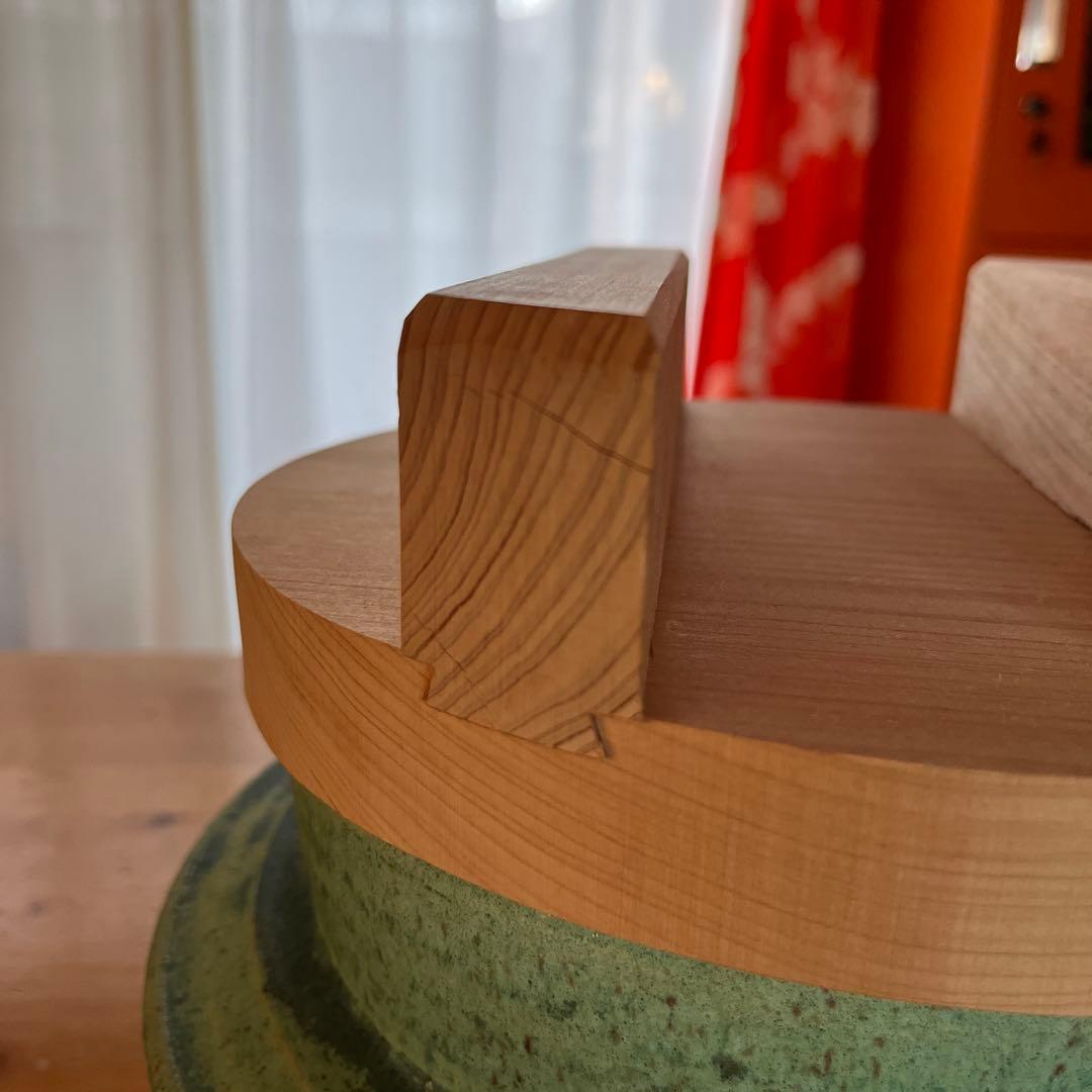 炊飯専用　羽釜土鍋5合　木蓋付き　直火専用　独歩炎