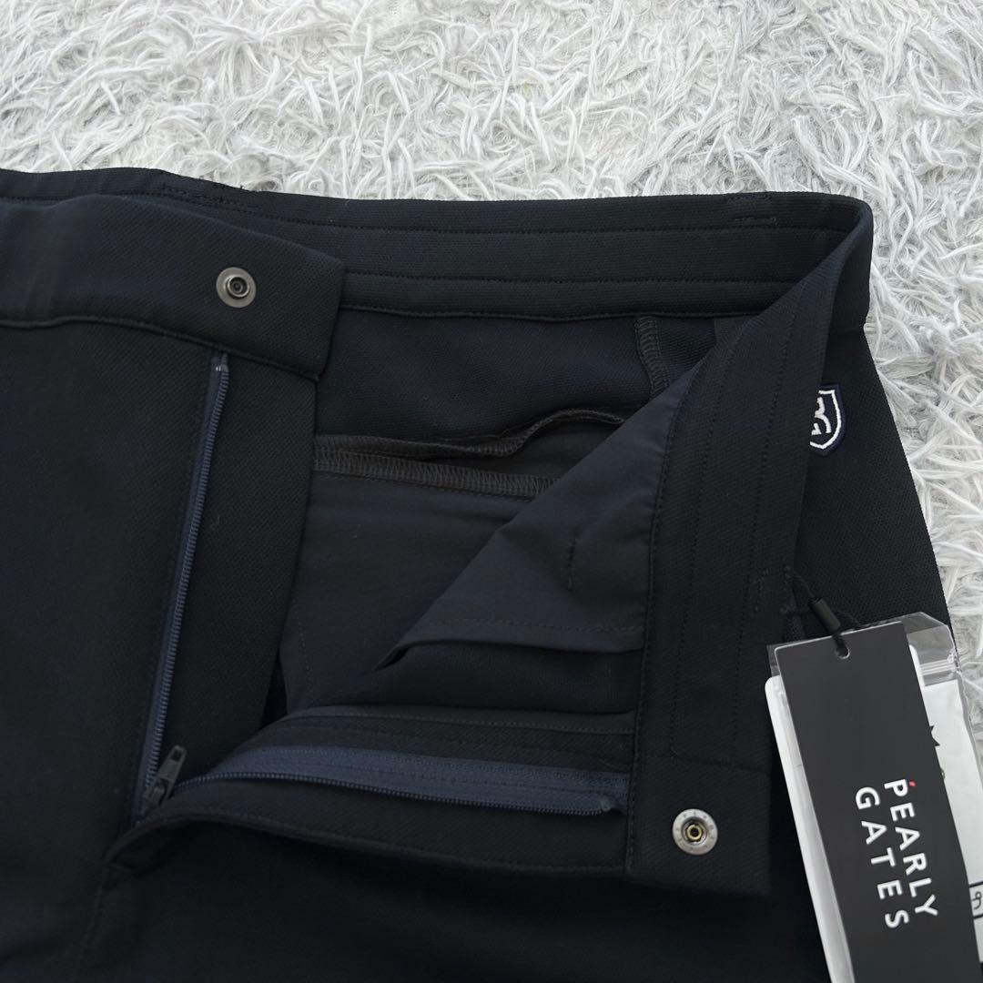新品　パーリーゲイツ　パンツ　ストレッチ　テーパード　ネイビー　サイズ6