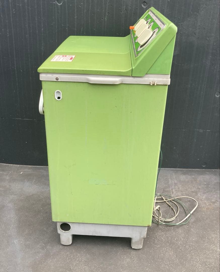 三菱　二層式洗濯機　千曲　CW-621G　緑　グリーン　動作確認済み　昭和レトロ