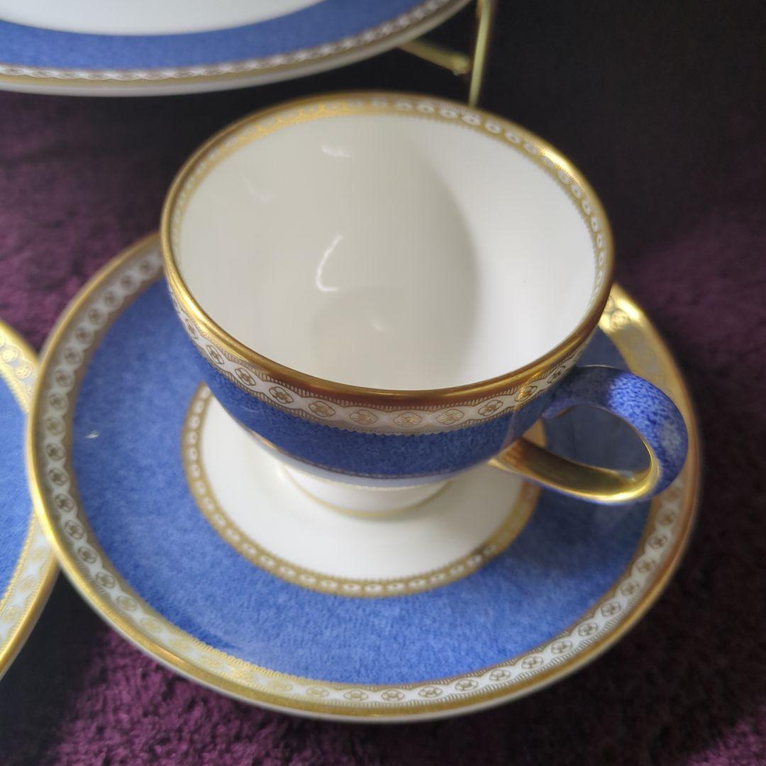 ウェッジウッド　ユーランダー　カップ＆ソーサー　プレート　プレートスタンド