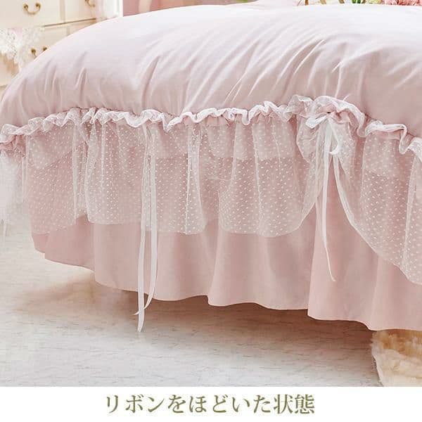 新品未開封ロマンティックプリンセス セミダブル掛け布団カバー3点セット