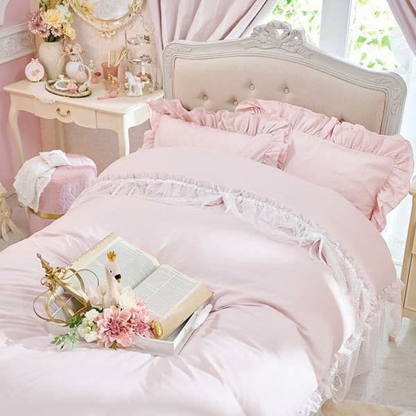 新品未開封ロマンティックプリンセス セミダブル掛け布団カバー3点セット