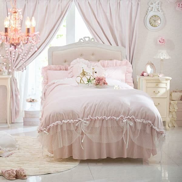 新品未開封ロマンティックプリンセス セミダブル掛け布団カバー3点セット