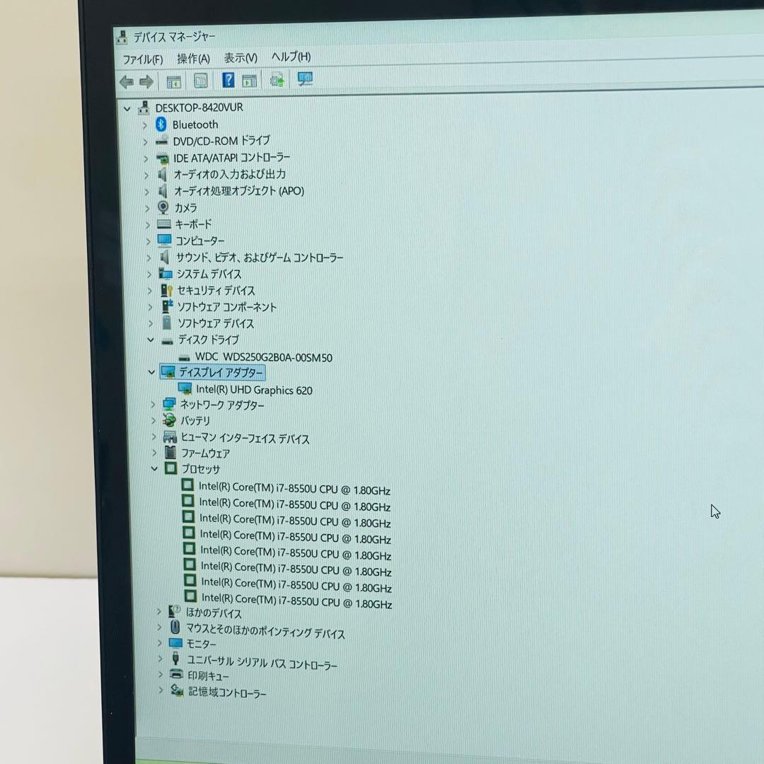 Windowsノート本体 #612 NEC LAVIE NX750/J i7-8550U 8GB 256G