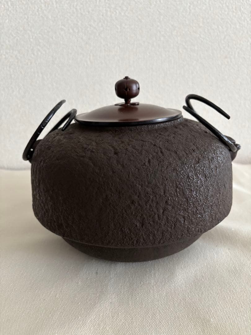 【極美品】野々田式 炭型電熱器一体型 風炉釜 敷板3点セット