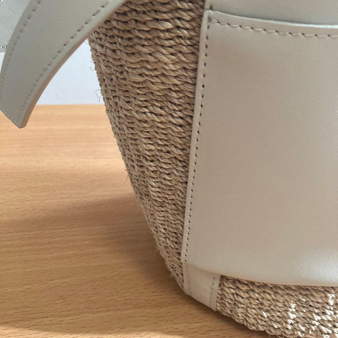 VIOLAd'ORO かごバッグ　ホワイト