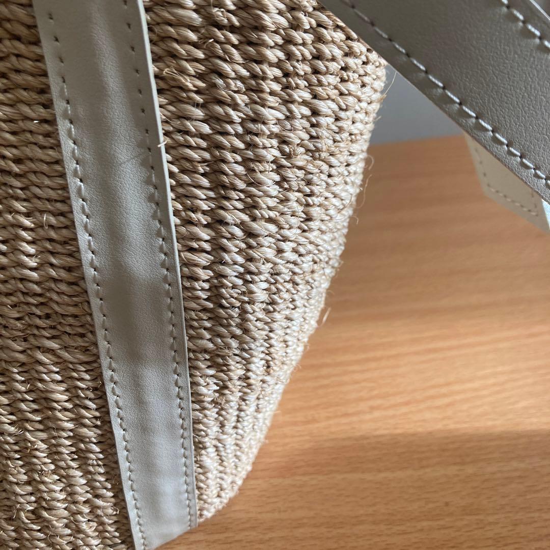 VIOLAd'ORO かごバッグ　ホワイト