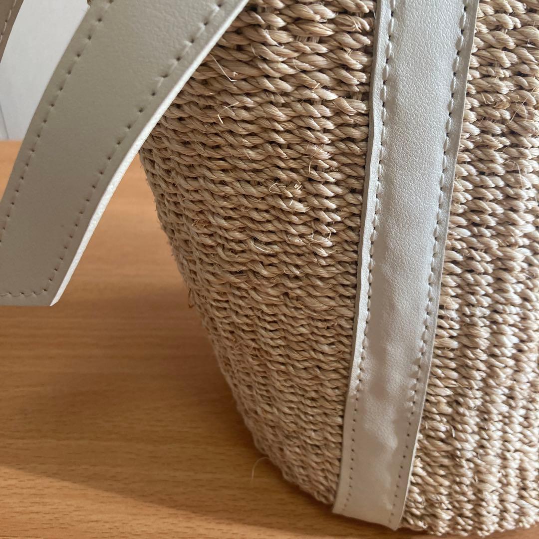 VIOLAd'ORO かごバッグ　ホワイト