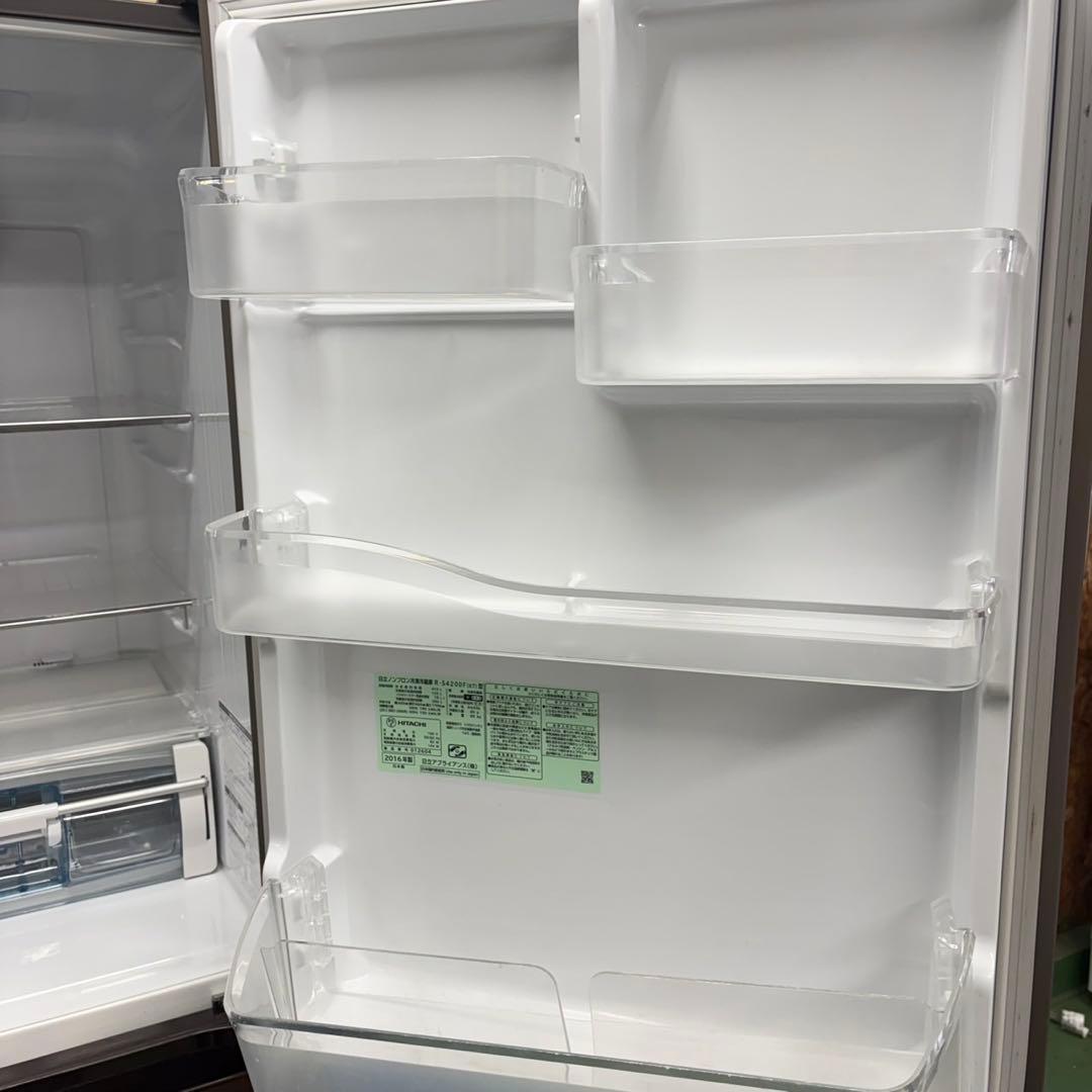 635 関東圏配送　大人気　鏡面デザイン　右開き　400L強　極美品　5ドア