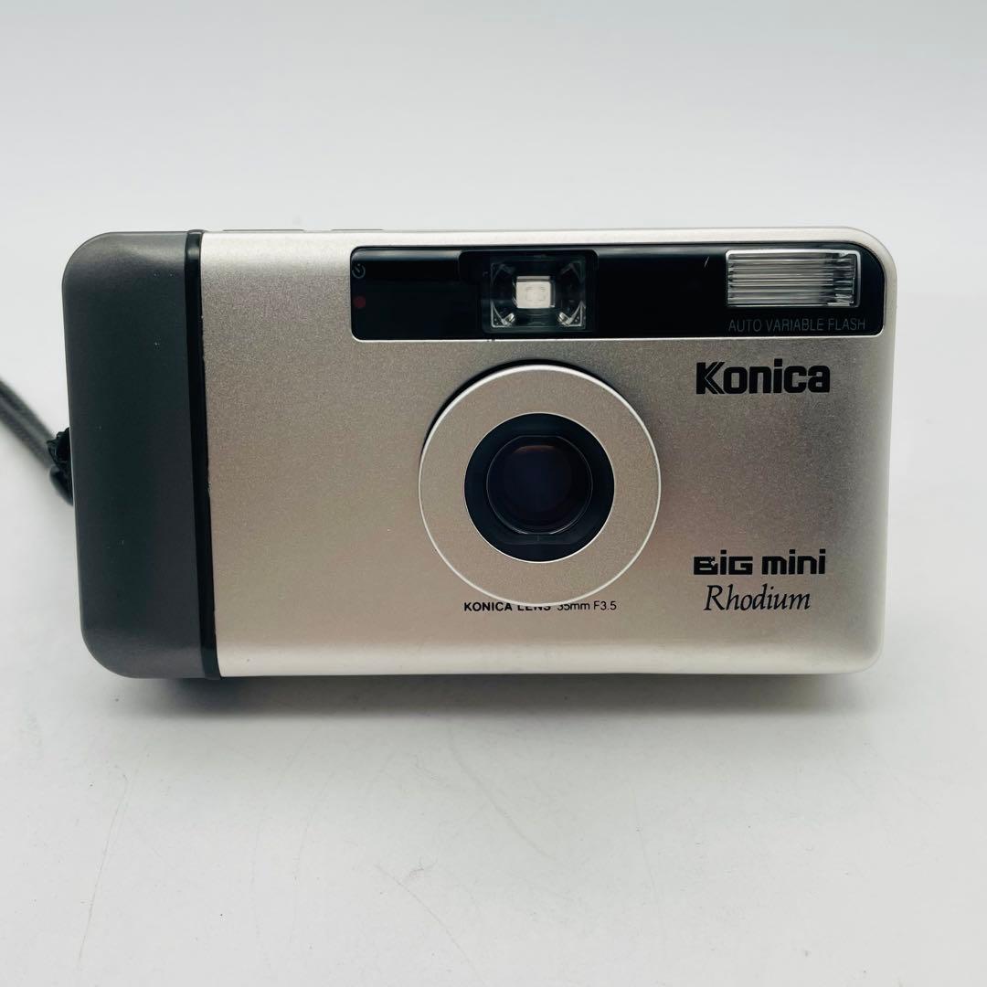 【希少動作確認済み】Konica BIG mini Rhodium フィルムカメ