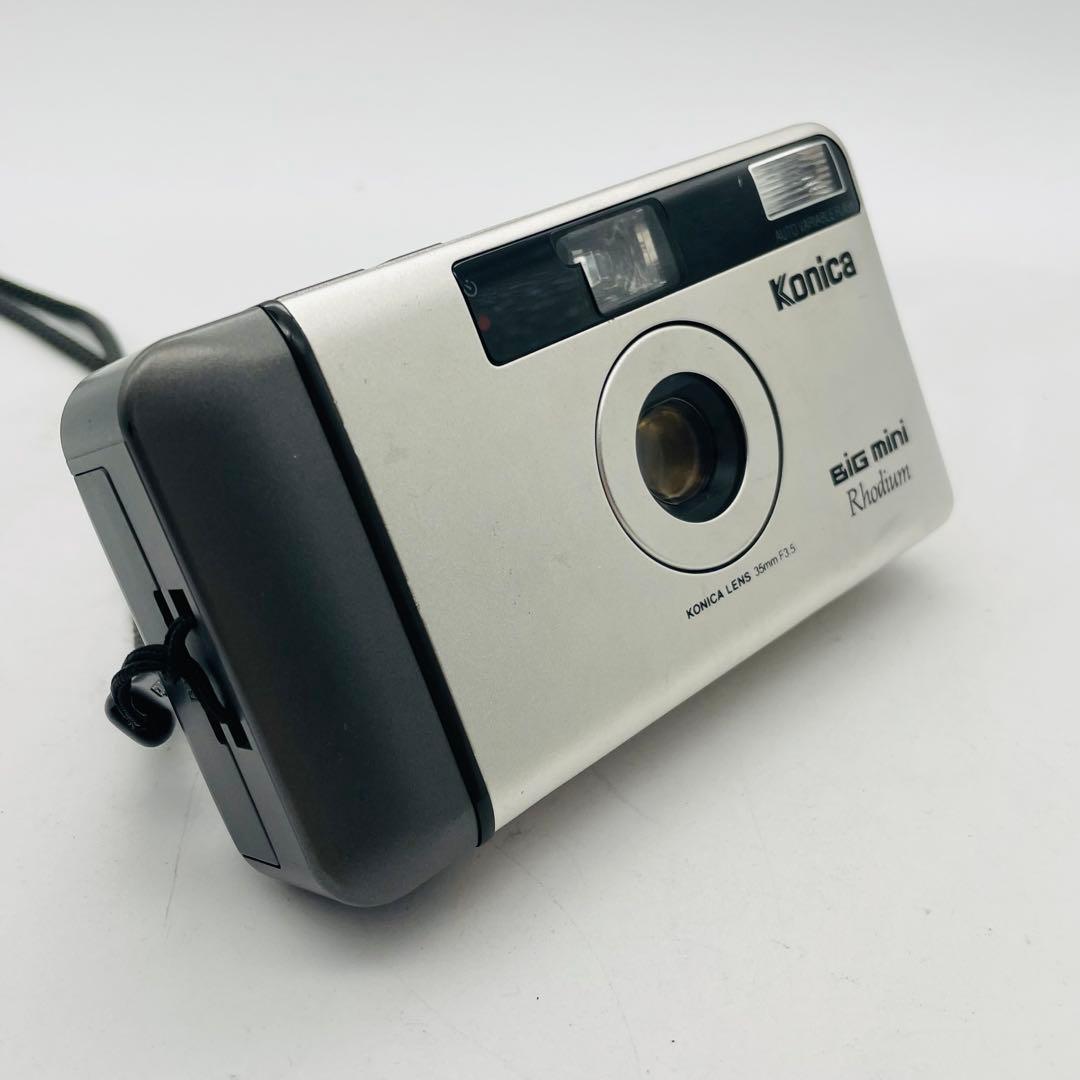 【希少動作確認済み】Konica BIG mini Rhodium フィルムカメ