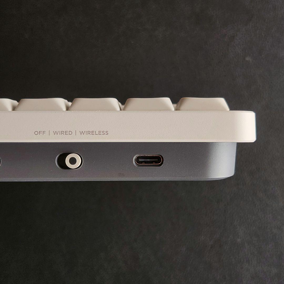 Nuphy Node 75 Lunar White 赤軸 Red Nano