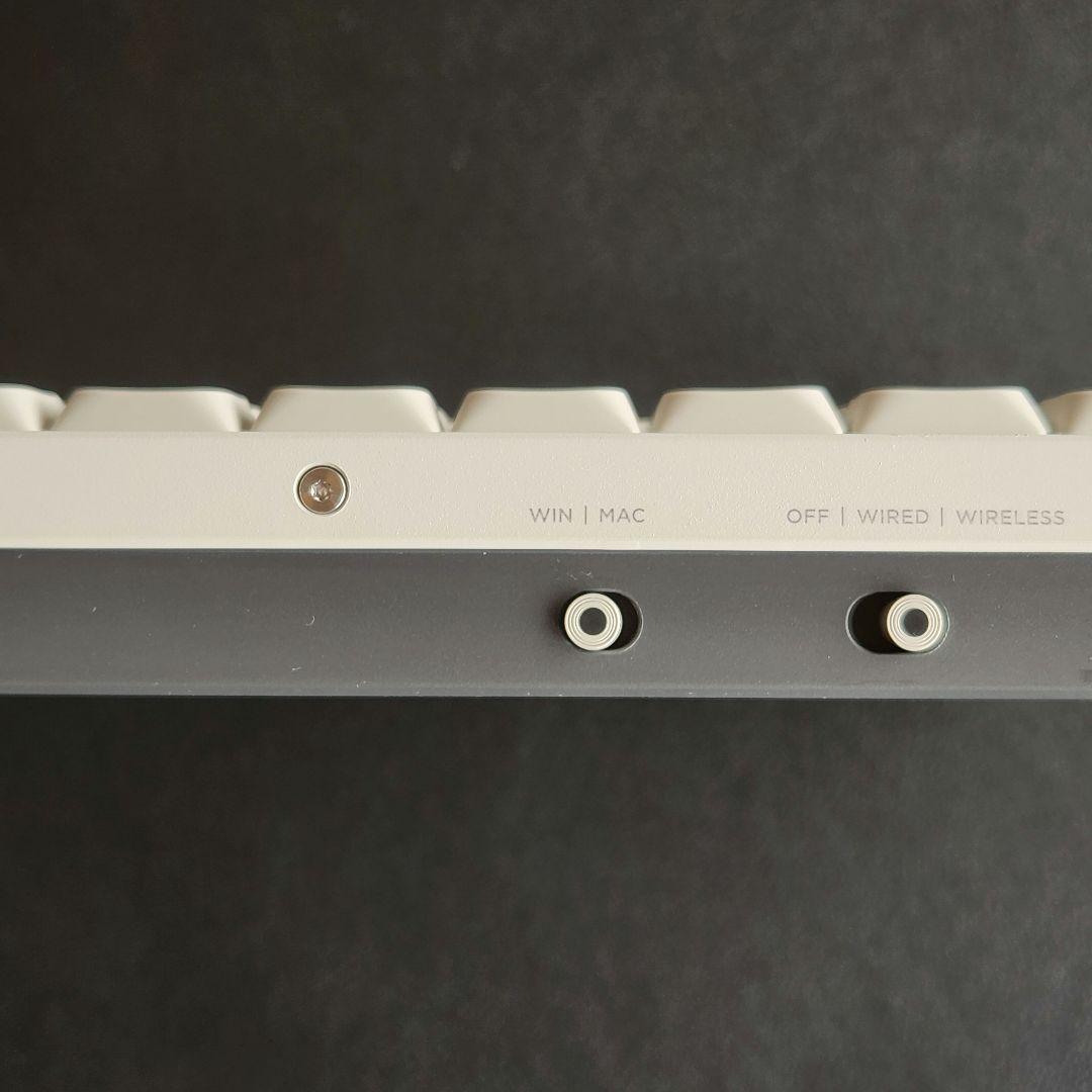 Nuphy Node 75 Lunar White 赤軸 Red Nano