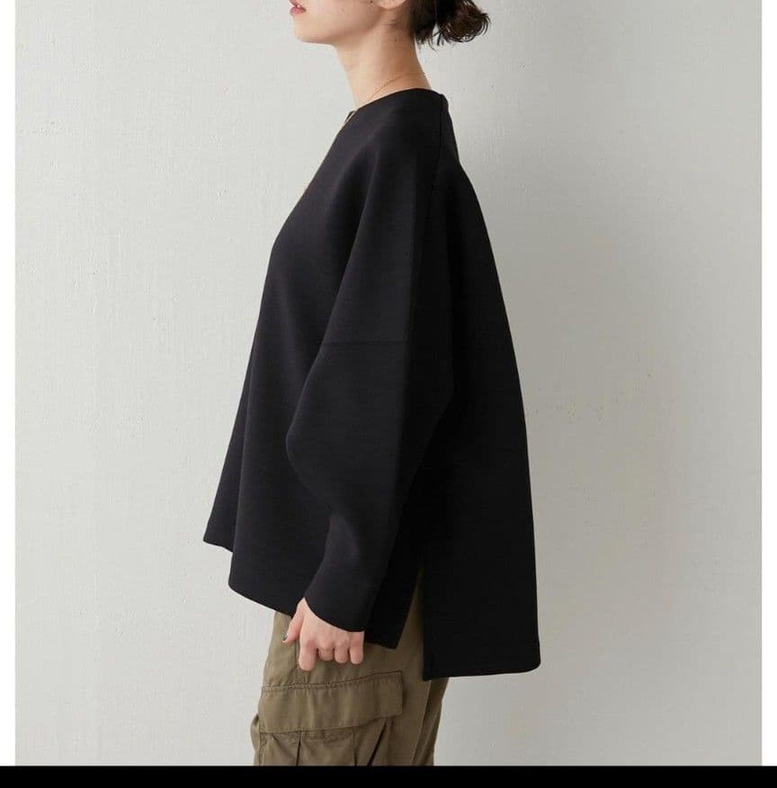 美品 Whim Gazette ウィムガゼット ダンボールプルオーバー ブラック