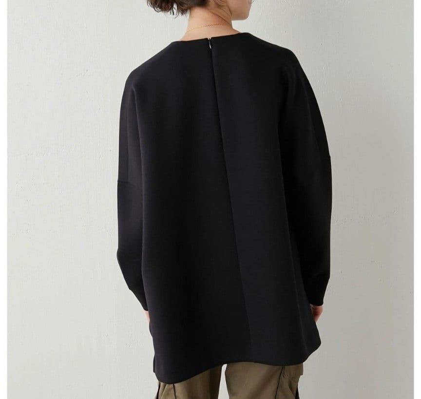 美品 Whim Gazette ウィムガゼット ダンボールプルオーバー ブラック