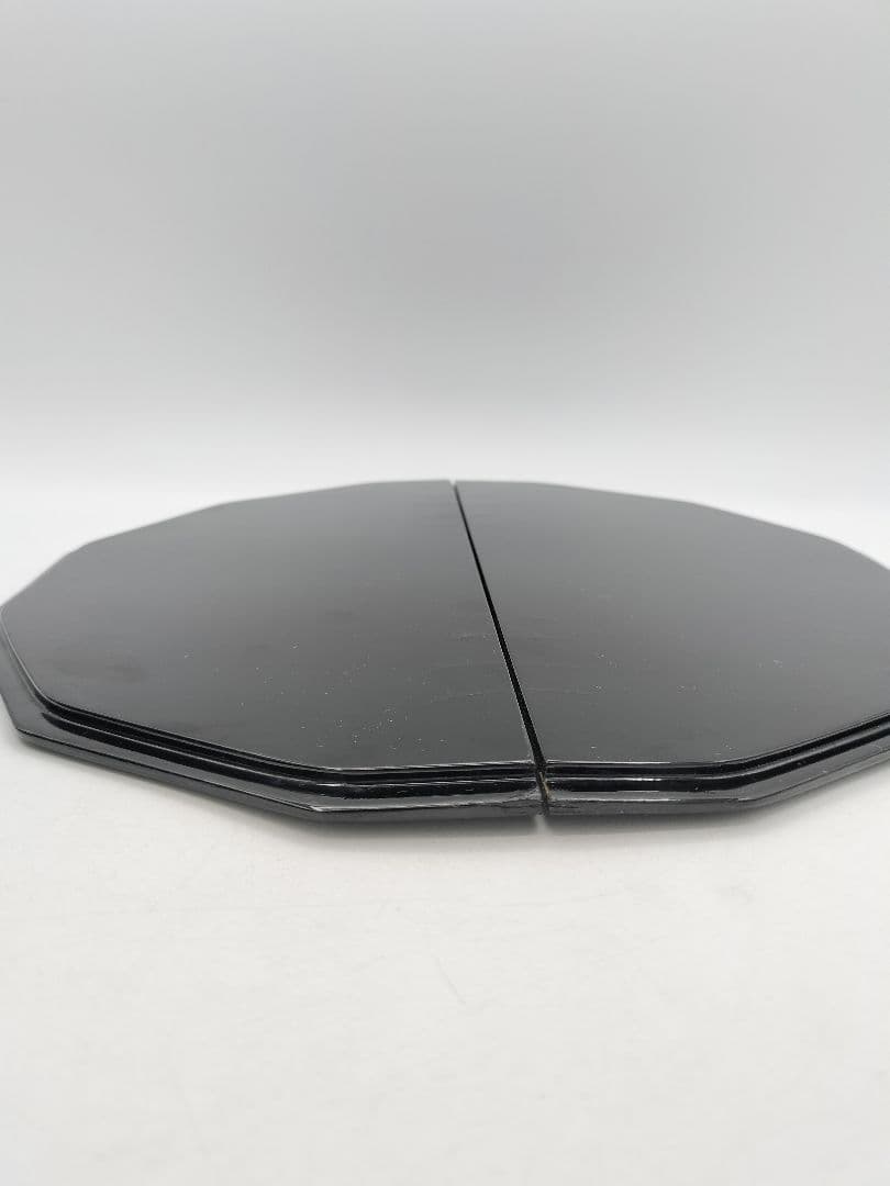 c152 平水指 義山 ガラス12角 十二角　茶道具 古物