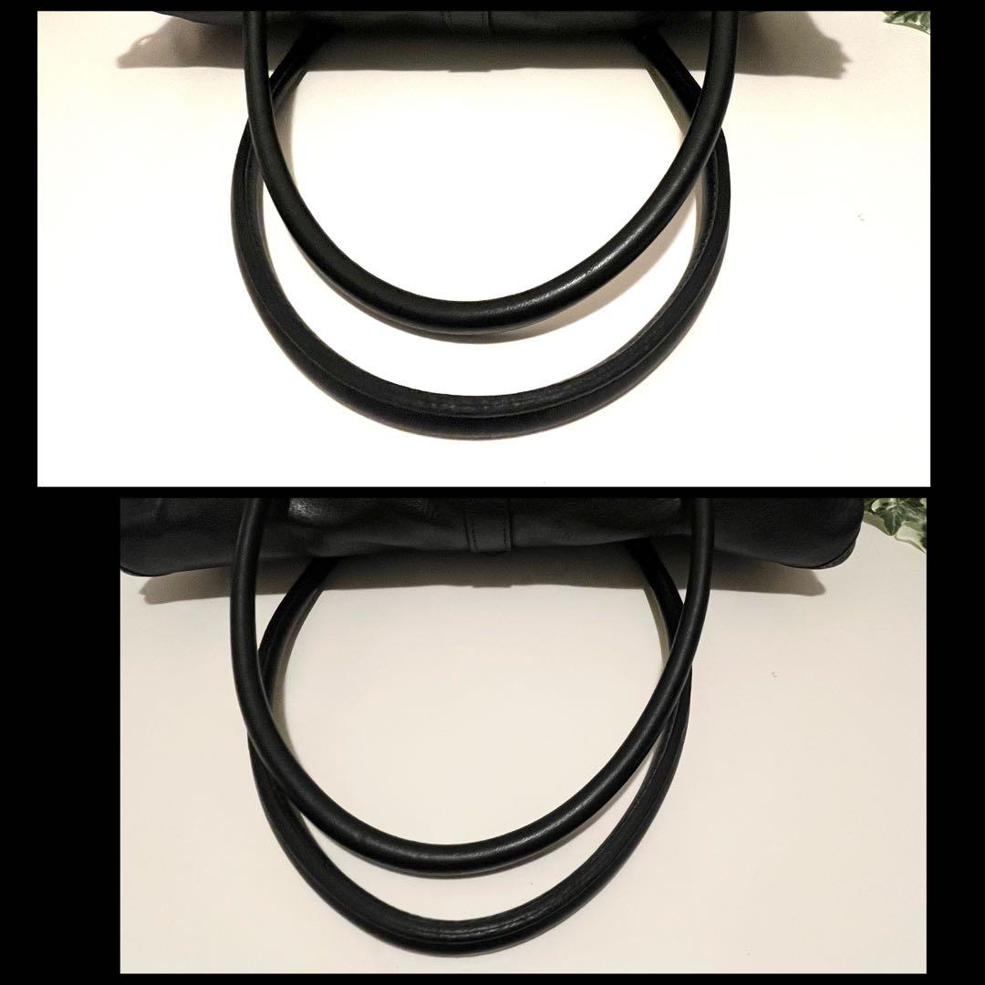 はれ＊☆フェリージ 10/59 ビジネスバッグ ハンドバッグ 黒 本革