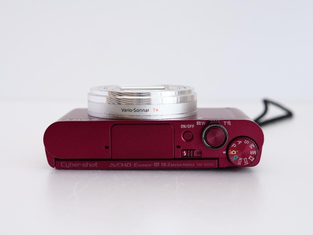 SONY Cyber-Shot DSC-WX500 赤 デジタルカメラ 箱,動作