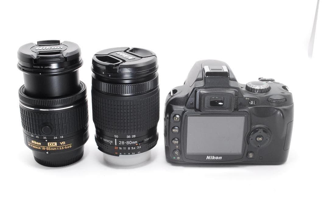 【美品】Nikon D40X＋標準レンズ2本セット 初心者最適