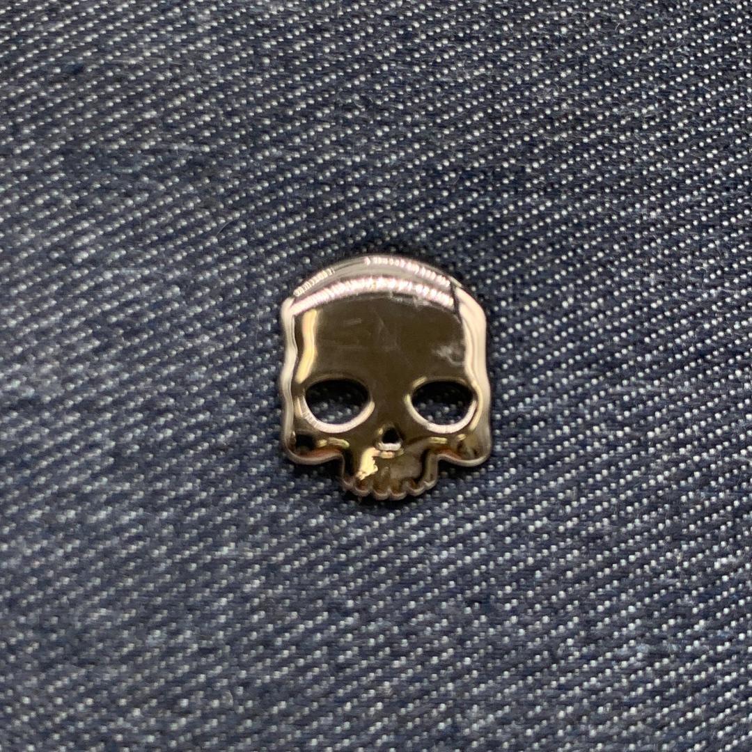 Hydrogen ハイドロゲン ハンドバッグ デニム スカルロゴ ペイズリー柄