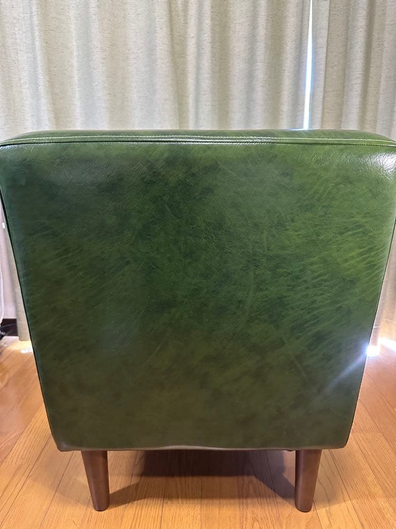 ニコアンド グリーン 1人掛けソファ 美品