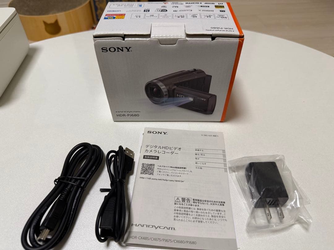 SONY HDR-PJ680 ビデオカメラ 本体+ケース