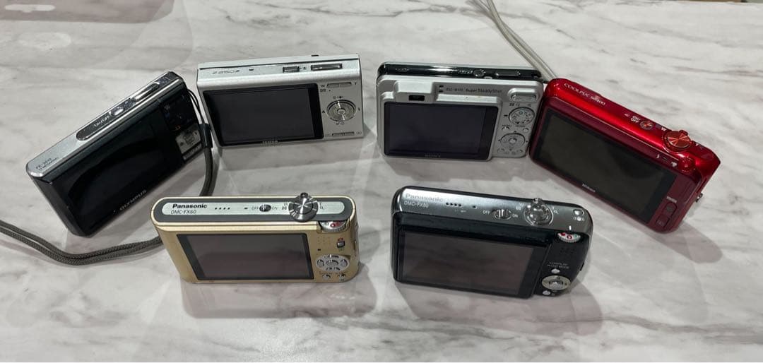 デジカメ　6個セット販売