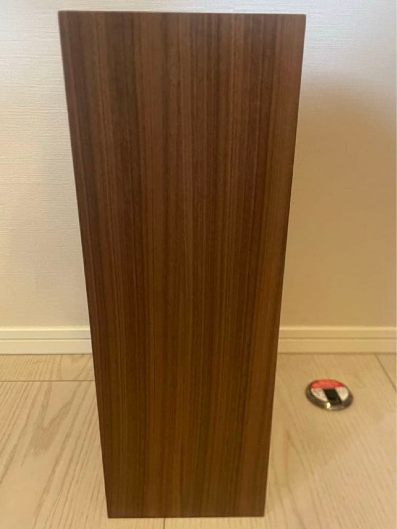 無印良品　壁に付けられる家具箱　ウォールナット2個セット