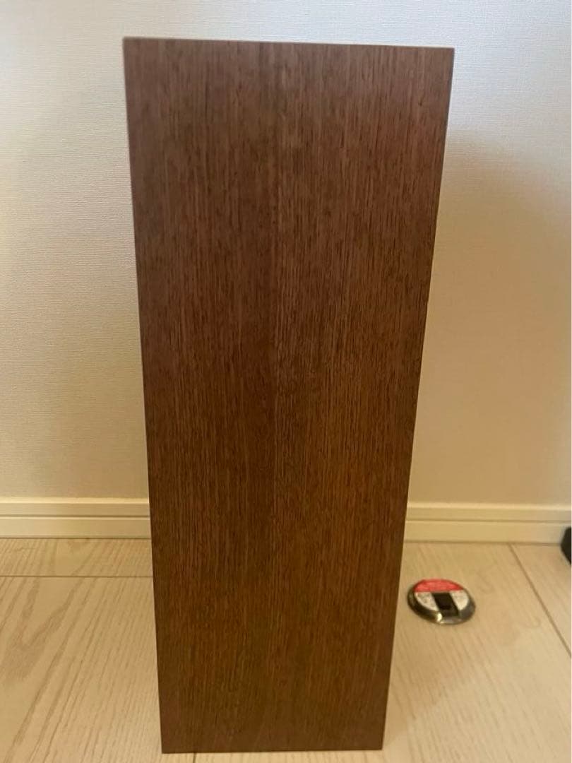 無印良品　壁に付けられる家具箱　ウォールナット2個セット