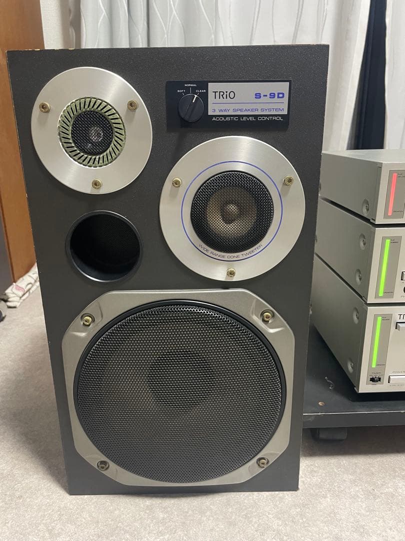 TRIO A-9D, X-9RD ,T9D, S-9Dコンポ シルバー/グレー