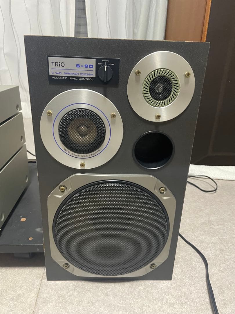 TRIO A-9D, X-9RD ,T9D, S-9Dコンポ シルバー/グレー