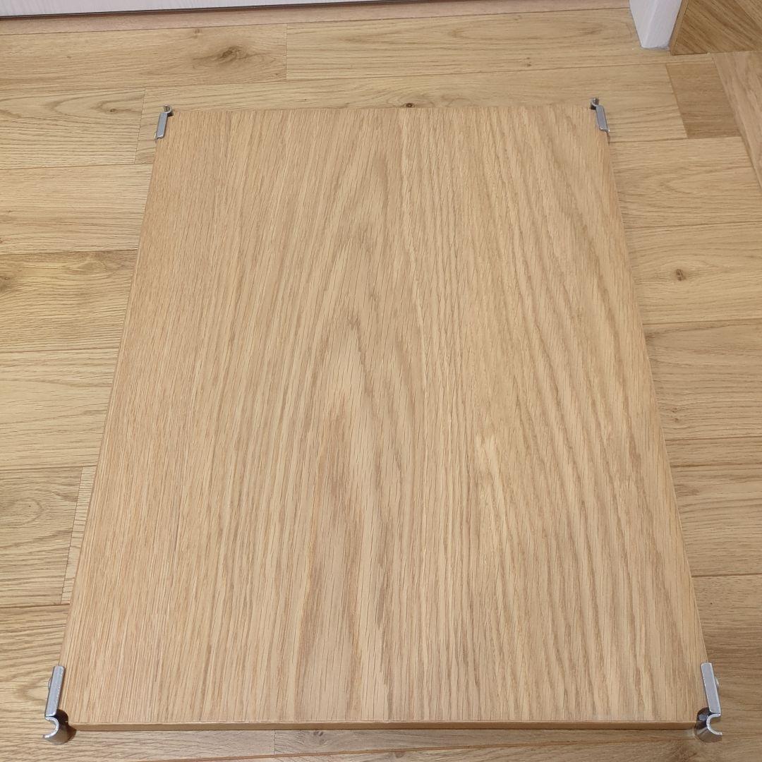 無印良品 ステンレスユニットシェルフ オーク材棚 大 5枚セット