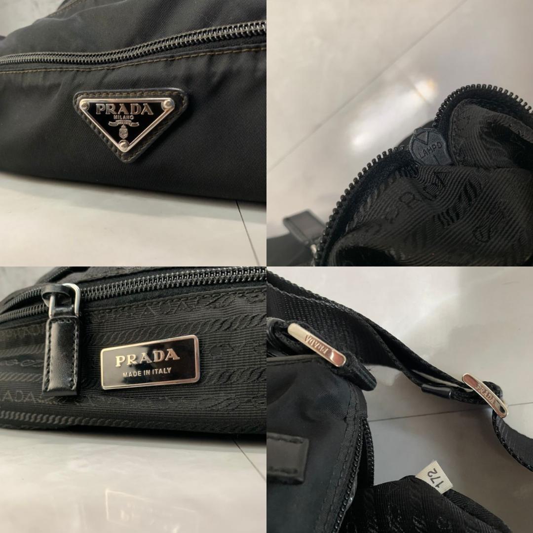PRADA ショルダーバッグ プラダ カメラバッグ BT0421 後期 良品 黒