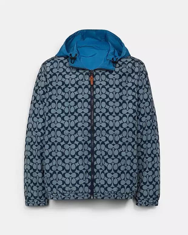 COACH　コーチ　ナイロンジャケット　リバーシブル　ウィンドブレーカー