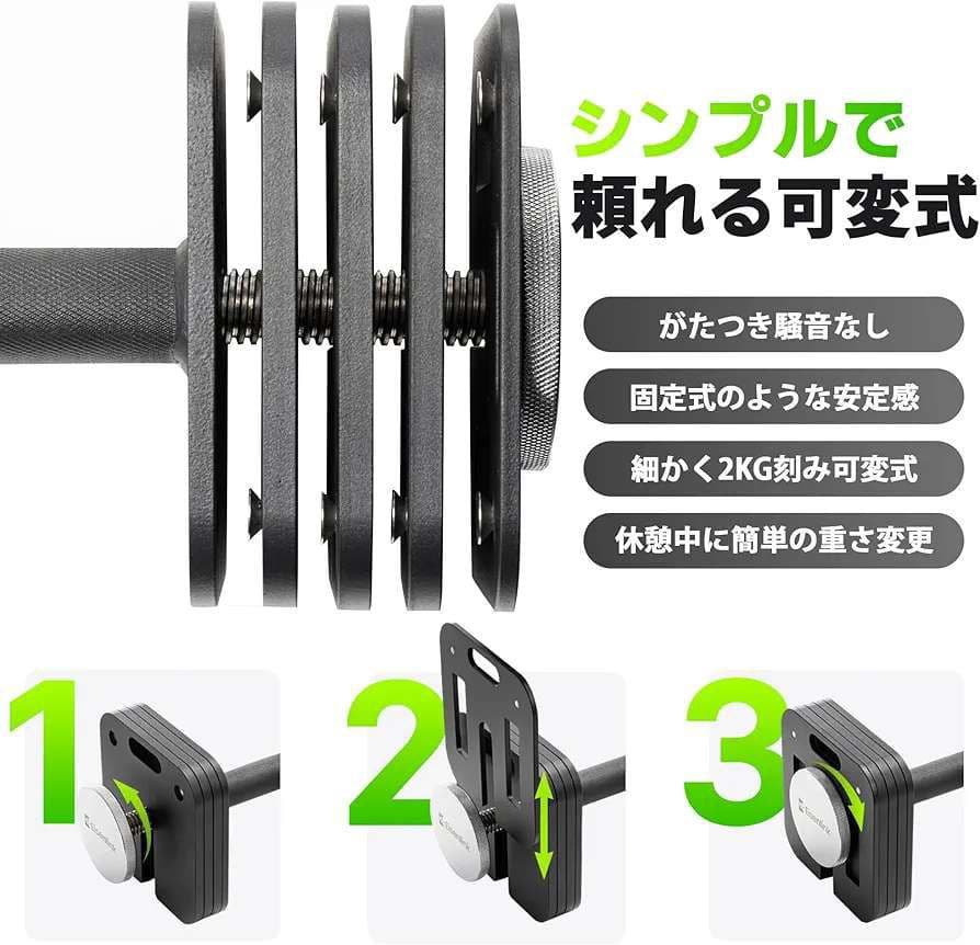 ブランドEisenlink ダンベル20kg×1個