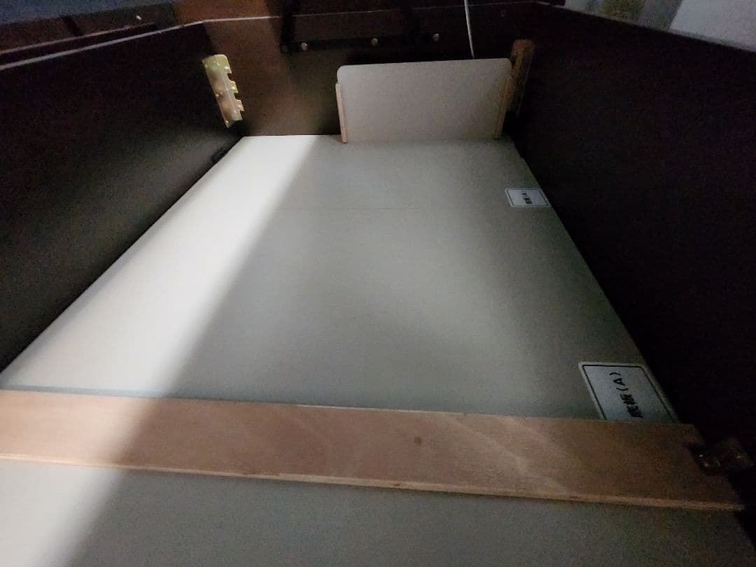 シングルベッドフレーム ヘッドレス よこ開き 深型 送料込