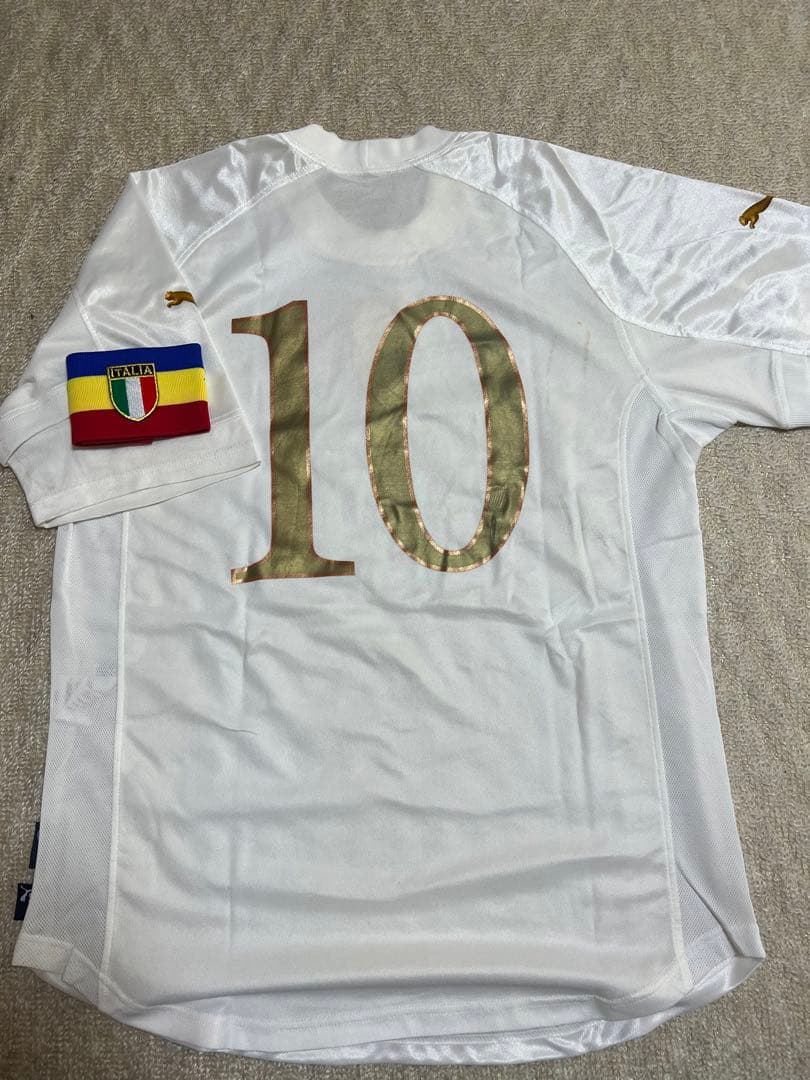 サッカー　イタリア代表　ロベルトバッジョ　引退ユニフォーム　ファンタジスタ　希少