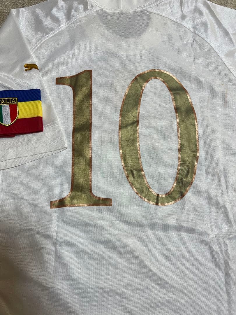 サッカー　イタリア代表　ロベルトバッジョ　引退ユニフォーム　ファンタジスタ　希少