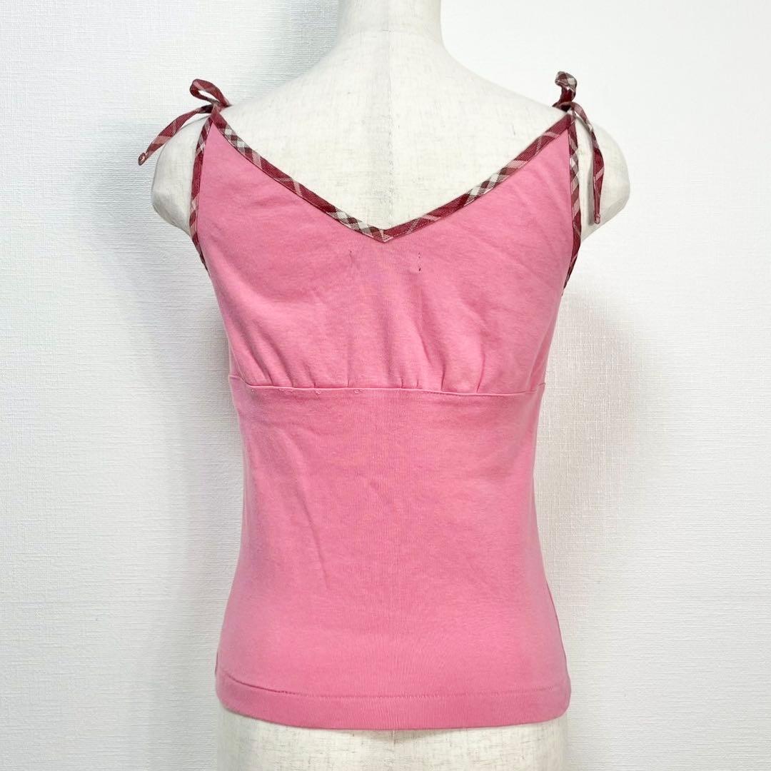 y2k❤️ BURBERRY BLUE LABEL パイピング キャミソール